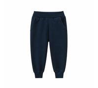 Pantalon de jogging unisexe uni pour filles et filles, pantalon de loisirs pour jogging adolescentes et filles, Marine, 2-3 ans