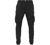 Pantalon de jogging - Urban Classics - CARGO - 100% coton - Skinny - Noir XXXXL