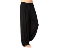 Pantalon de Kung Fu adapté à l'été pour la pratique quotidienne du Tai Chi et du Shaolin avec une coupe ample et un tissu en polyester doux (2XL noir)