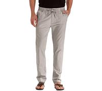 Pantalon de loisirs pour homme - Long et fin - Pantalon d'été avec taille élastique - Pantalon de travail droit - Pantalon d'affaires - Taille haute - Pantalon de loisirs élégant - Respirant