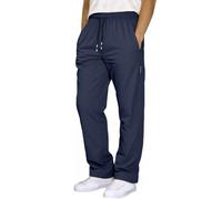 Pantalon de loisirs pour homme, pantalon d'hiver avec doublure en polaire pour un usage quotidien décontracté, coupe confortable et ample pour les hommes, parfait pour les vestes, idéal par temps