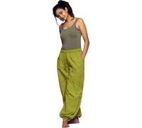 Pantalon de loisirs "Triangle" - pantalon à enfiler pour le yoga et le fitness dames, citron S
