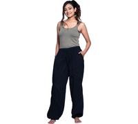 Pantalon de loisirs "Triangle" - Pantalon à enfiler pour le yoga et le fitness dames, noir M