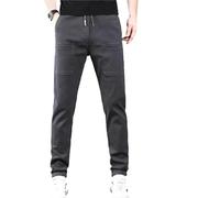 Pantalon de luxe multipantalon - Pantalon cargo durable multi-poches hautement extensible pour homme, décontracté et confortable, gris foncé, 5XL