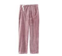 Pantalon De Maternité En Flanelle Épaisse,Pantalon De Pyjama 2025 Pour Femme Enceinte, Bas De Pyjama Velours Épais Grande Taille Ample Et Peut Être Porté À L'Extérieur Slacks Réglable Pour Femme