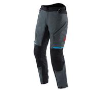 Dainese Mangen Absoluteshell Pro Pantalon textile de moto imperméable, noir-gris-bleu, taille 62 pour homme