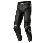 Pantalon De Moto En Cuir Alpinestars MISSILE V3 PANTS Blanc Noir