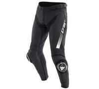 Pantalon de moto régulier en cuir Dainese Super Speed - noir/blanc (622)