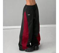 Pantalon de parachute blocs de couleurs pour sortie, streetwear de printemps et d'été pour femmes L,M,S,XL,XS,XXL,XXS,XXXL,XXXXLTissu tissé