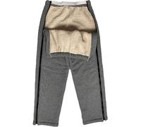 Pantalon De Patient Ouvert En Velours Épais, Vêtements De Soins For Patients, Pantalons De Rééducation For Incontinence, Pyjama Facile À Porter Et À Enlever(Grey,M)