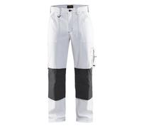 Pantalon de peintre Blaklader 100% coton - Blanc / Gris 50