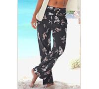 Pantalon de plage pantalon en tissu léger avec motif floral - LASCANA - imprimé IMPRIMÉ 40