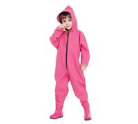 Pantalon de Pluie Enfant Imperméable d'extérieur Boue Lastique uni avec Poches comme Ski pour Printemps, té, Automne, Hiver