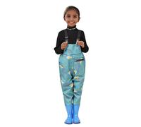 Pantalon de Pluie Enfant Imperméable d'extérieur Combinaison Réutilisable Respirant Légères Confortable Barboteuse Boue Pantalons
