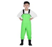 Pantalon de Pluie Enfants Imperméable Respirant pour Enfant/Bébé Salopette doublée en Polaire Vêtements Imperméables Waders Barboteuse Plein Air Toutes Activités 1 an-8 Ans