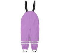 Pantalon de pluie imperméable coupe-vent réfléchissant pour enfants - Léger et réglable - Anti-saleté - 1 à 14 ans, A09 Violet, 7-9 Years