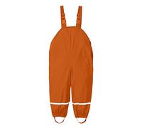 Pantalon de pluie imperméable coupe-vent réfléchissant pour enfants - Léger et réglable - Anti-saleté - 1 à 14 ans, A07 Orange, 12-24 mois