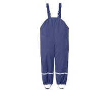Pantalon de pluie imperméable coupe-vent réfléchissant pour enfants - Léger et réglable - Anti-saleté - 1 à 14 ans, A04 Bleu foncé, 10-12 ans