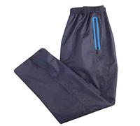 Pantalon de pluie imperméable et respirant léger coupe-vent pour l'extérieur pour moto, vélo, golf, pantalon de randonnée respirant coupe-vent, E Marine., XXXL