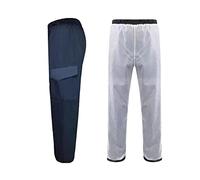 Pantalon de pluie imperméable pour homme et femme - Pantalon de pluie léger coupe-vent - Pour la randonnée, le camping, le golf, le vélo, les vêtements de pluie, Marine, M