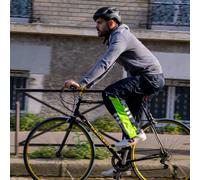 Pantalon de pluie optimiste bleu - jaune