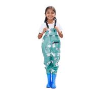Pantalon de Pluie pour Enfants Vêtements Imperméables Boue Droit avec Poches d'extérieur Barboteuse Printemps, té, Automne, Hiver
