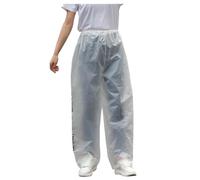 Pantalon de pluie pour femme et homme - Tissu épais - Partie inférieure du pantalon de pluie avec une meilleure imperméabilité., transparent, taille unique