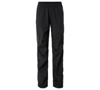 Pantalon de pluie vélo zippé femme VAUDE Yaras IV Noir