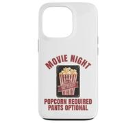 Pantalon de popcorn requis pour soirée cinématographique Coque pour iPhone 13 Pro