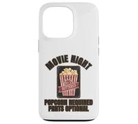 Pantalon de popcorn requis pour soirée cinématographique Coque pour iPhone 13 Pro