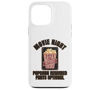 Pantalon de popcorn requis pour soirée cinématographique Coque pour iPhone 13 Pro Max