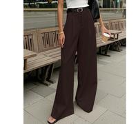 Pantalon de printemps style libre pour femmes (il est recommandé de choisir une taille en dessous car il est grand), pantalon décontracté pour dames, pantalon blanc ample de style décontracté chic, ha