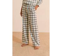 Pantalon de pyjama à carreaux en coton - Rosi - S - Emerald - Femme - Etam