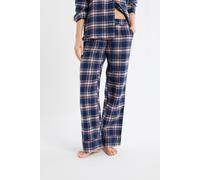Pantalon de pyjama à carreaux en coton - Wafa - S - Marine - Femme - Etam