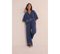 Pantalon de pyjama à motifs - Aluna - XS - Marine - Femme - Etam