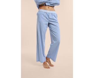 Pantalon de pyjama à rayures avec coton - Atlas - S - Bleu - Femme - Etam