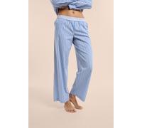 Pantalon de pyjama à rayures avec coton - Atlas - XL - Bleu - Femme - Etam
