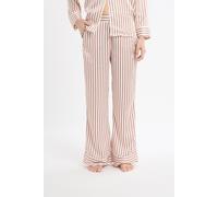Pantalon de pyjama à rayures en satin - Medra - S - Caramel - Femme - Etam