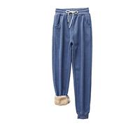 Pantalon de pyjama chaud pour femme - Pantalon large pour femme - Grande taille - Pantalon décontracté ample - Pantalon de jogging ample - Streetwear d'extérieur - Pantalon de survêtement en coton