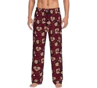 Pantalon de pyjama confortable avec taille - Poches latérales - Coupe ample - Pantalon long pour homme - Idéal pour les loisirs - Design imprimé - Peut être combiné avec un t-shirt ou un gilet - Peut