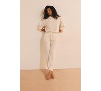 Pantalon de pyjama côtelé - Basile - XS - Ecru - Femme - Etam