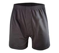 Pantalon de pyjama court en coton pour homme - Doux et respirant - Cadeau pour papa, gris foncé, 5XL