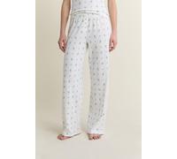 Pantalon de pyjama en pointelle - Katell - M - Ecru - Femme - Etam