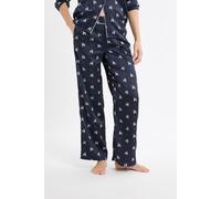 Pantalon de pyjama en satin à motifs chiens - Hailey - S - Marine - Femme - Etam