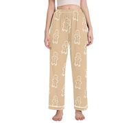 Pantalon de pyjama pour femme Motif Cookie Man, Motif Cookie Man Line, XL