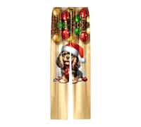 Pantalon de pyjama pour homme avec motif de Noël - Pantalon de pyjama amusant avec épagneul Cavalier King Charles - Pantalon confortable pour les vacances, Style_i03 transparent, XXL