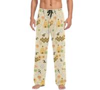 Pantalon de pyjama pour homme motif canard amusant, Multicolore 28 abeilles, L
