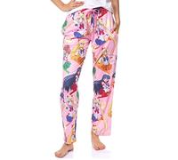 Pantalon de pyjama Sailor Moon Characters pour femme, rose, XXL
