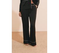 Pantalon de pyjama satiné - Sleepover - M - Noir - Femme - Etam