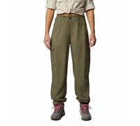 Columbia Skien Valley Cargo Pant - Pantalon randonnée femme Stone Green L - Regular